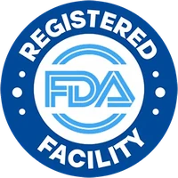 FDA-registered facility mark used on the Cardio Clear 7 sales page