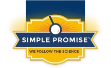 The Simple Promise brand mark from the Cardio Clear 7 label