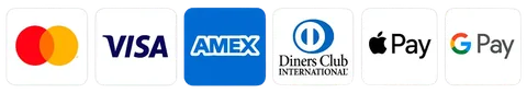 Visa, Mastercard, American Express, Discover and PayPal accepted at checkout
